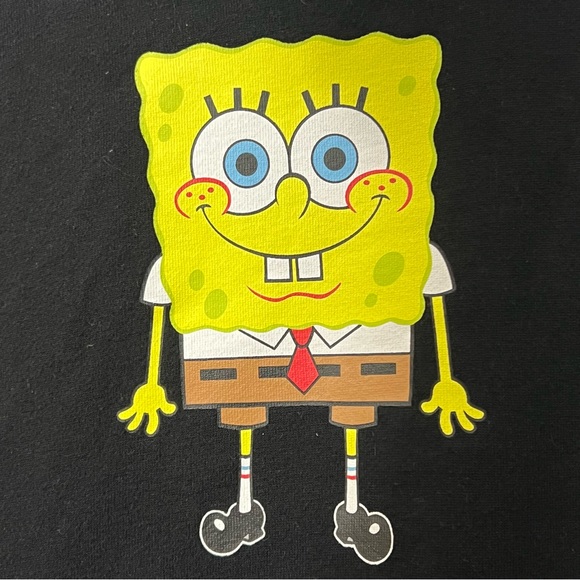 Vans x SpongeBob SquarePants  Pullover  Hoodie "OFF THE WALL" Black Men's LARGE - Picture 11 of 11